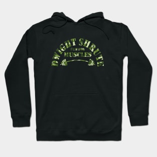 The Office Dwight Schrute Gym For Muscles Camo Hoodie
